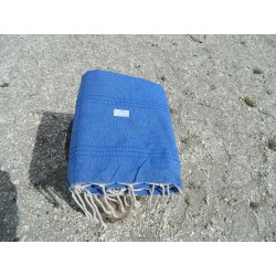 FOUTA 2M/2METRE BLEU